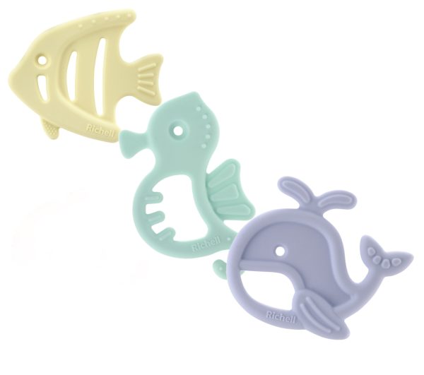 Pack de 3 Mordedores de Silicona Richell - Imagen 7